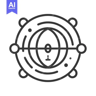 Abstract Circular Design with Concentric Rings and Dots