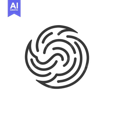Popular premium asset: Abstract Circular Design with Curved Lines