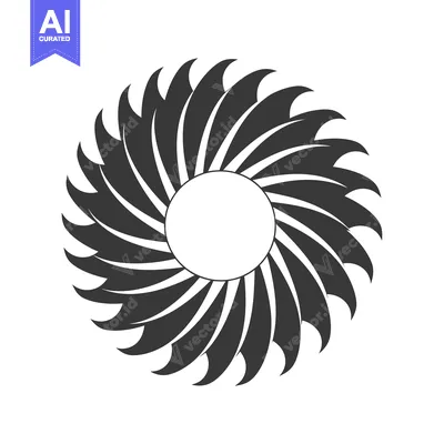 Popular premium asset: Abstract circular design with curved lines forming a sunburst pattern