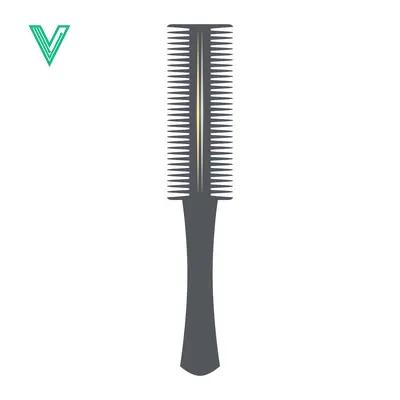 Professional Hair Cutting Comb with Integrated Razor Blade for Styling and Trimming
