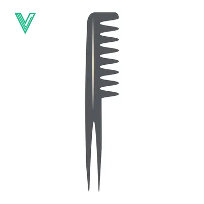 Styling Comb with Tail for Hairdressing and Grooming