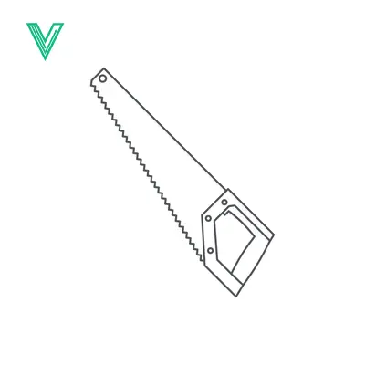 Hand Saw Tool Illustration