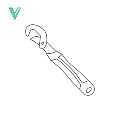 Adjustable Pipe Wrench Tool Illustration