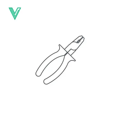 Simple Line Drawing of Combination Pliers