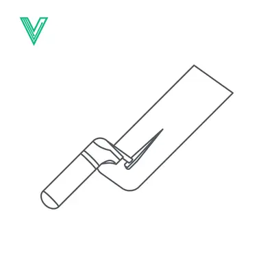 Popular premium asset: Illustration of a Trowel Tool for Construction and DIY Projects