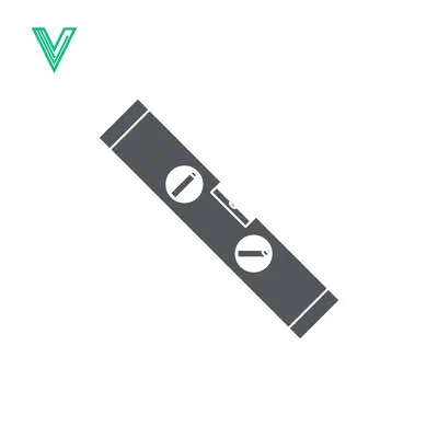 Simple Icon of a Spirit Level Tool