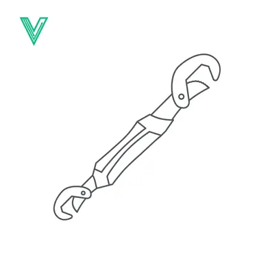 Line Art Illustration of a Turnbuckle