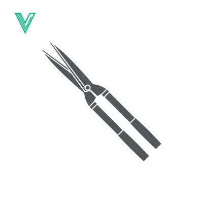 Gardening Shears Icon Vector Illustration