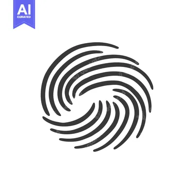 Popular premium asset: Abstract circular design with swirling lines