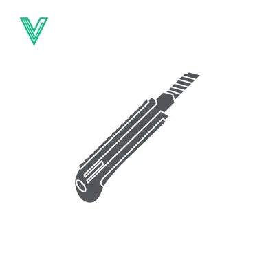 Aset premium populer: Utility Knife Icon Vector Illustration