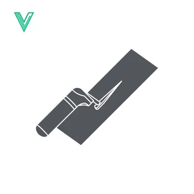 Trowel Tool Icon for Construction and DIY Projects