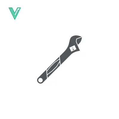 Adjustable Wrench Tool Icon Vector Illustration