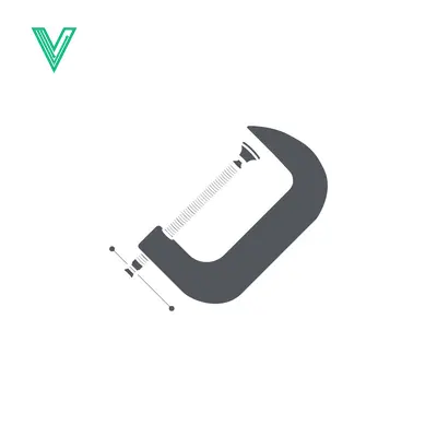 Simple illustration of a C-clamp tool