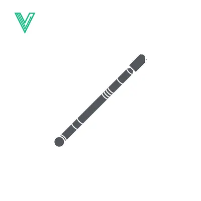Aset premium populer: Simple Icon of a Traditional Bamboo Flute