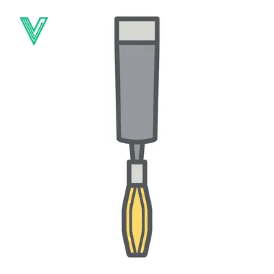 Illustration of a Woodworking Chisel Tool