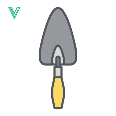 Simple Illustration of a Garden Trowel Tool
