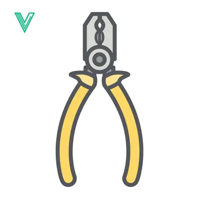 Flat Design Illustration of Pliers Tool