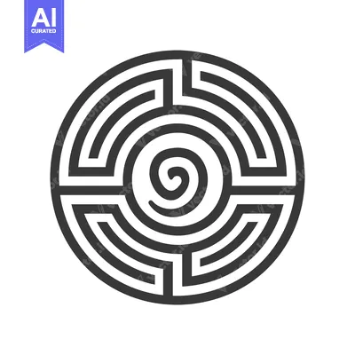 Popular premium asset: Abstract circular pattern with concentric lines and spiral