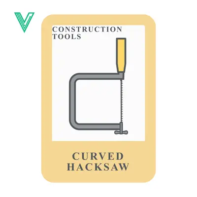 Curved Hacksaw for Construction and DIY Projects