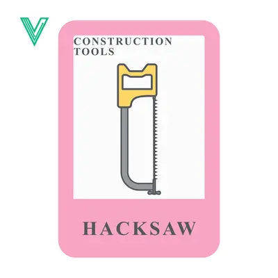 Illustration of a Hacksaw a Construction Tool for Cutting Metal