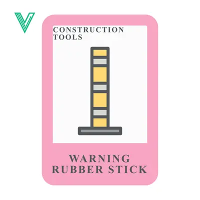 Construction Warning Rubber Stick Traffic Safety Tool