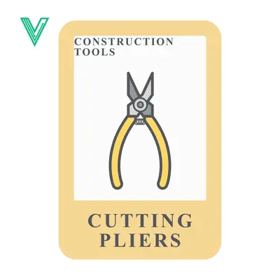 Illustration of Cutting Pliers a Construction Tool