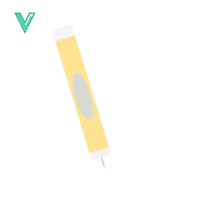 Popular premium asset: Minimalist Yellow Highlighter Pen with Gray Mark