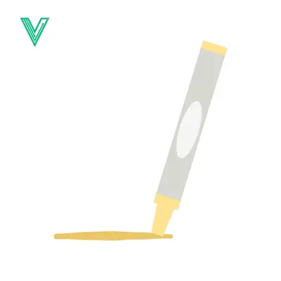 A yellow highlighter pen drawing a line on a white background
