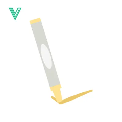 Aset desain premium: Yellow highlighter marker pen isolated on white background