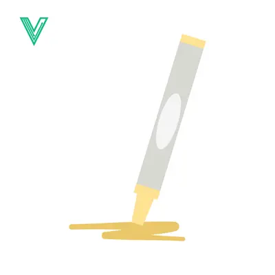 Aset desain premium: Yellow Marker Drawing a Line on White Background