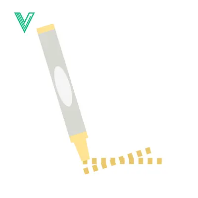 Yellow highlighter pen drawing a dotted line on a white background