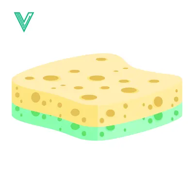 A Simple Kitchen Sponge for Cleaning Tasks