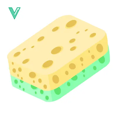 A Simple Cartoon Sponge for Cleaning Tasks