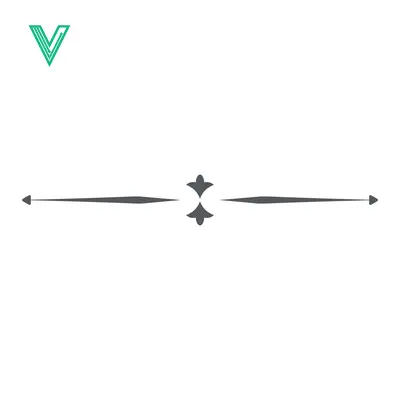 Elegant Decorative Flourish Divider with Arrows