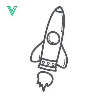 Hand Drawn Rocket Ship Illustration