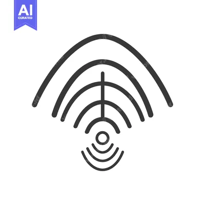 Aset desain premium: Abstract design with concentric arcs and circles