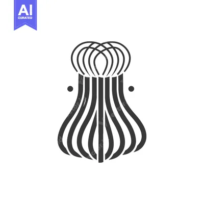 Aset premium populer: Abstract Design with Curving Lines Forming a Vase-like Shape