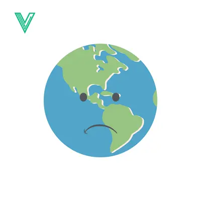 Sad Earth Icon Representing Environmental Concerns