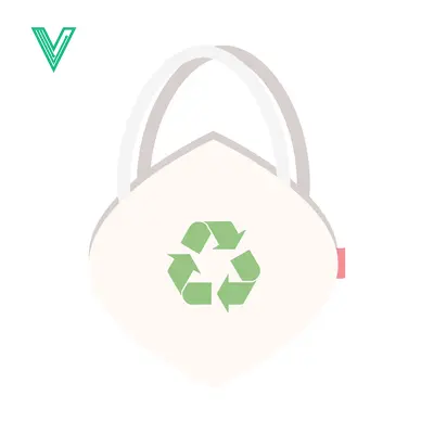 Aset desain premium: Reusable Face Mask with Recycling Symbol