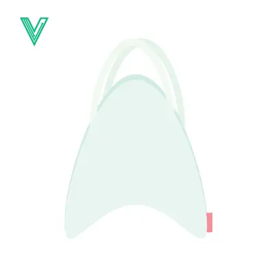 Aset premium populer: Minimalist White Swim Fin Isolated on White Background