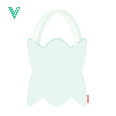 Cute Ghost Candy Bag Illustration