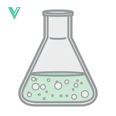 Chemical Reaction in Erlenmeyer Flask with Bubbles