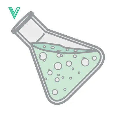 Premium design asset: Erlenmeyer Flask with Bubbling Green Liquid