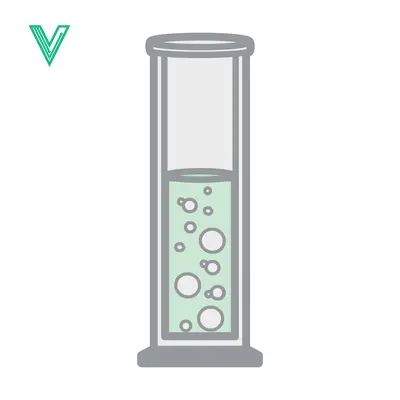 Bubbling Liquid in a Laboratory Graduated Cylinder