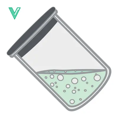 Bubbling Green Liquid in a Laboratory Flask