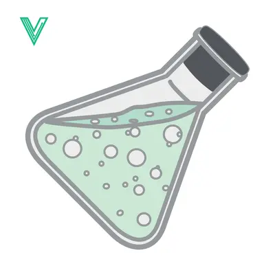 Erlenmeyer Flask with Bubbling Green Liquid