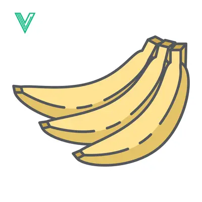 Bunch of Yellow Bananas Illustration