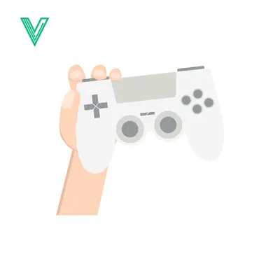 Hand Holding White Video Game Controller for Gaming Entertainment