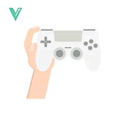 Hand Holding a White Video Game Controller
