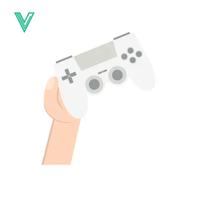 Hand Holding a White Video Game Controller